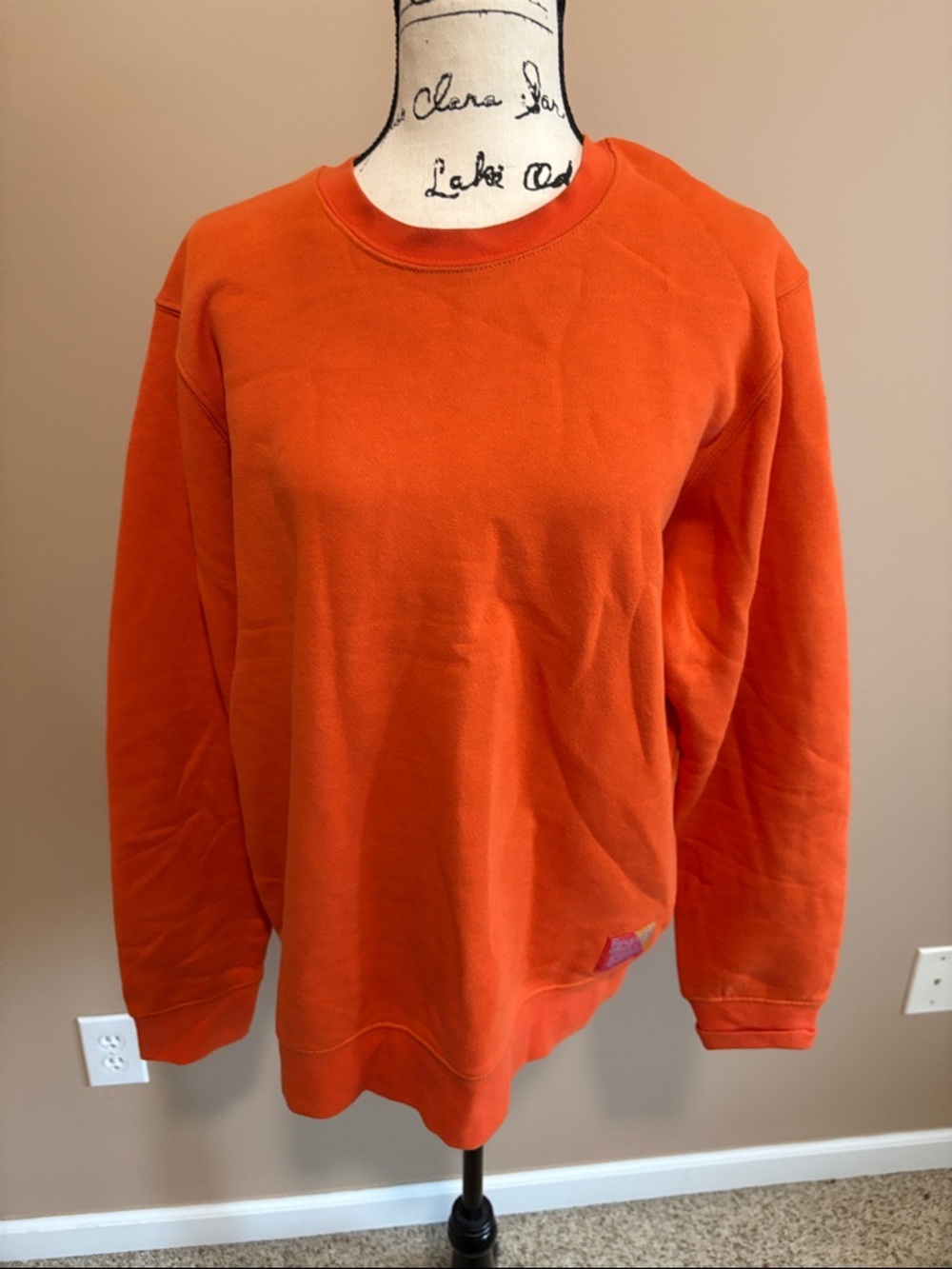 Scotch & Soda Orange Crewneck Sweatshirt - size XL